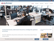 Tablet Screenshot of kutzner-beratung.com